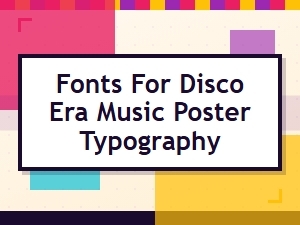 Top Retro Fonts for Disco Posters