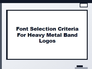 The Best Display Fonts for Metal Band Logos